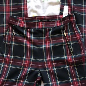 Zara plaid pants